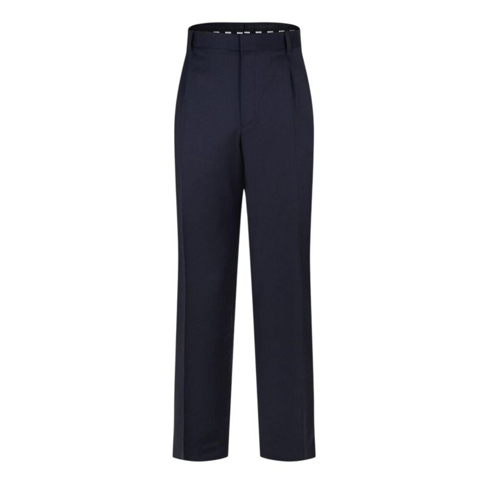 Boss Mens Straight Leg Pants / Dark Blue